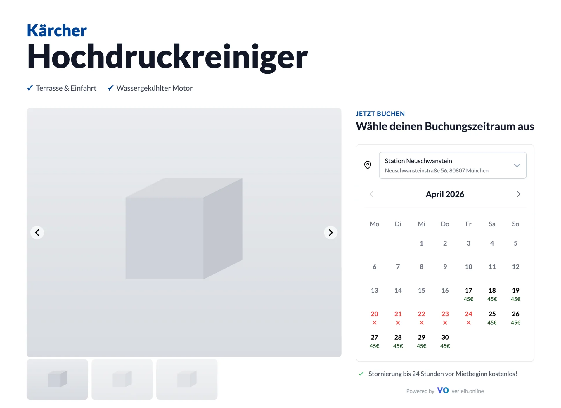 Einfache Online-Buchung für deine Kunden